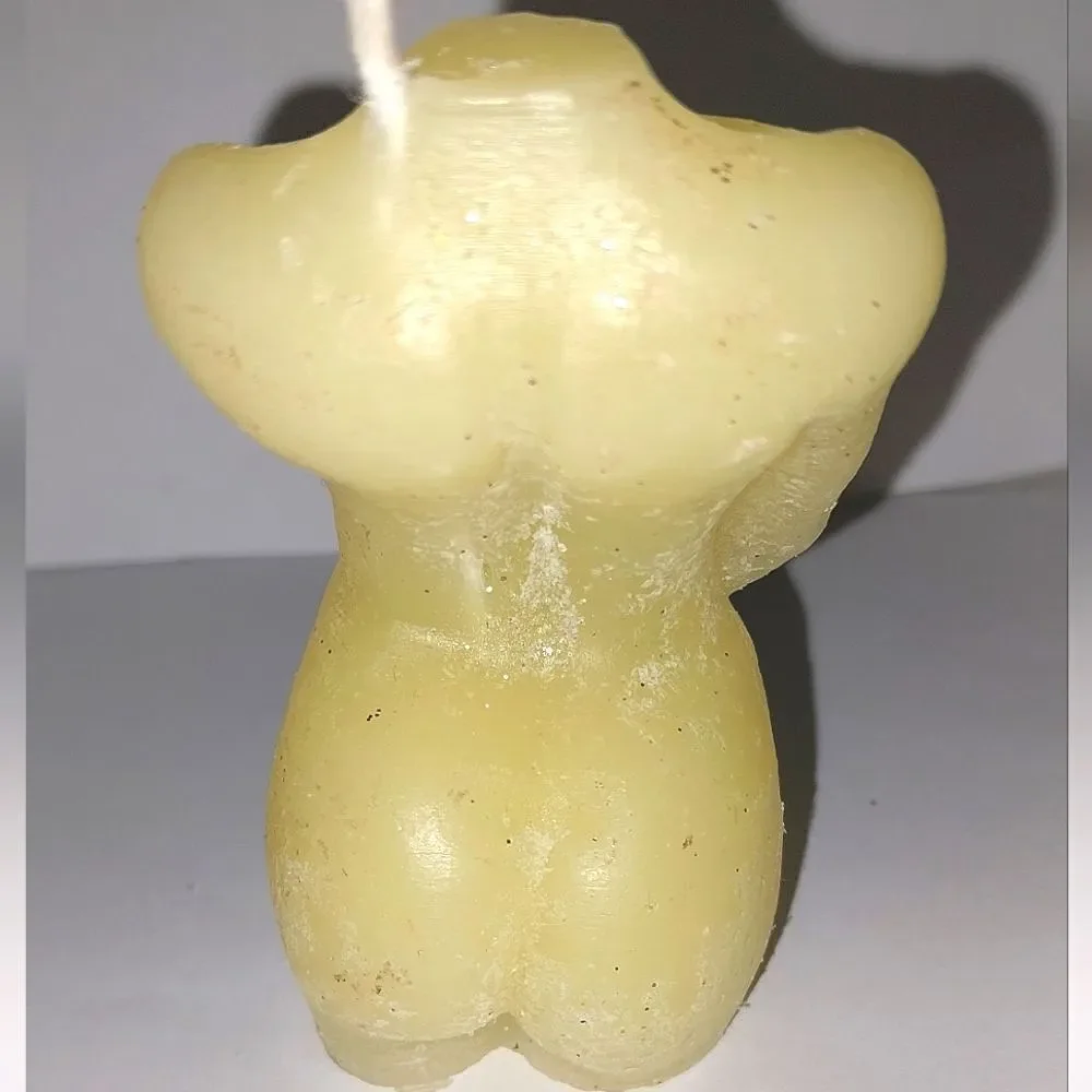 Hand crafted, goddess limited edition  sculpted candle